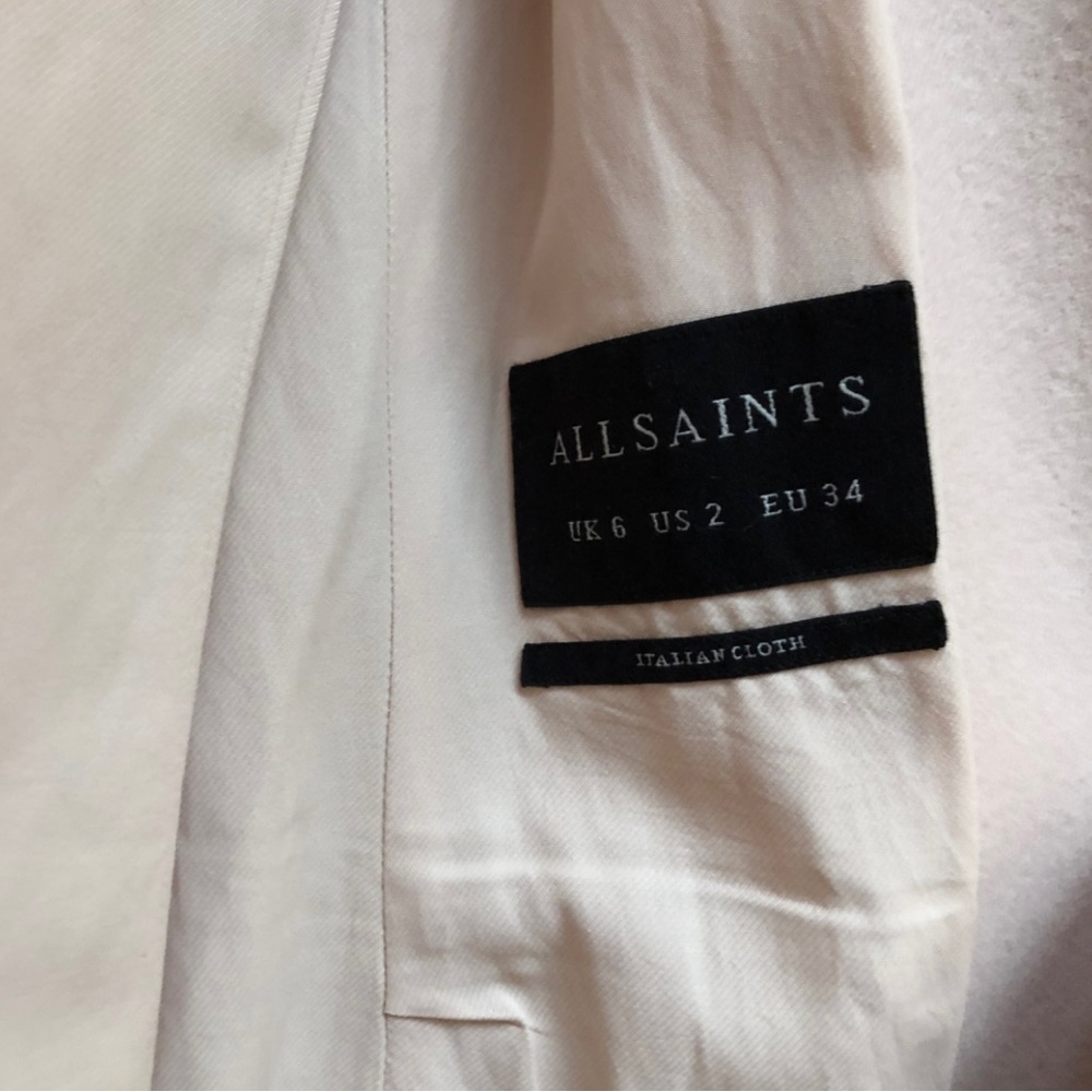 Brand new Allsaints pink wool coat - Picture 3 of 6